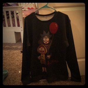 Rick and morty pullover